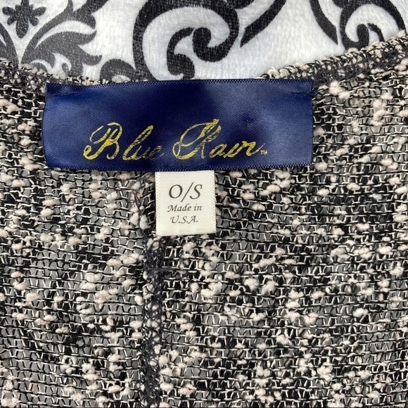 Blue Rain textured long open cardigan sweater - Picture 11 of 12